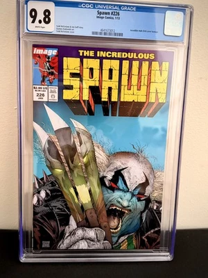 Spawn #226 CGC 9.8 Hulk #340 Homage Image Comics 2013 Todd McFarlane Cover - Image 1 of 2