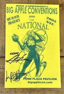 Programa de Convenciones de la Gran Manzana Nueva York 2005 firmado por Neal Adams - Imagen 1 de 2
