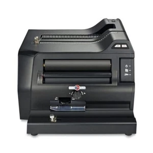 Rhin-O-Tuff CBS 3000 Coil Binding System 3000, Black, Spiral Punch, Bind & Crimp - Picture 1 of 5