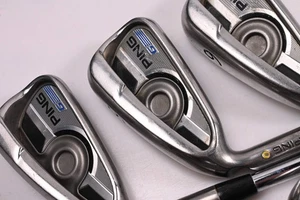 Left Hand Ping G Series Irons / 4-PW / Yellow Dot / Regular Flex Ping AWT 2.0 - Picture 1 of 7