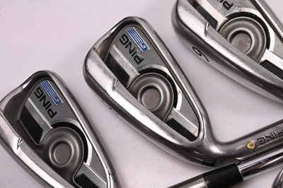 Left Hand Ping G Series Irons / 4-PW / Yellow Dot / Regular Flex Ping AWT 2.0 - Image 1 of 4