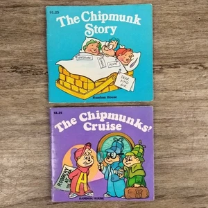 Vintage 1980s Chipmunk Story Cruise Random House Book 2 Lot Paperback Children - Bild 1 von 11