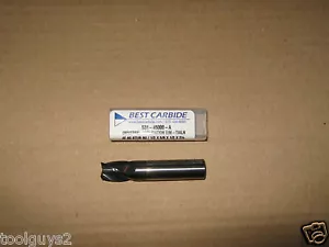 BEST CARBIDE 4 FLT UNIV APPL STUB LEN 3/16" RECUBIERTO MOLINO FINAL ""NUEVO - Imagen 1 de 1