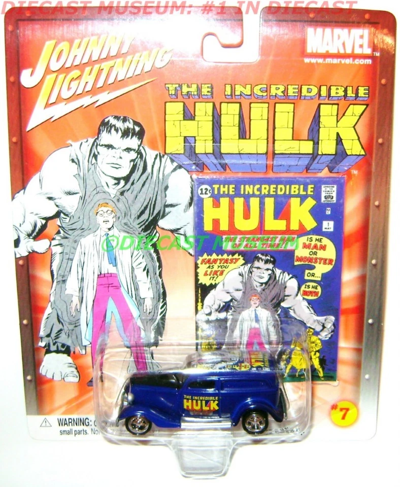 1933 '33 FORD DELIVERY INCREDIBLE HULK MARVEL DIECAST - Image 1 of 1