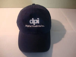 dpi Digital Products Baseball Hat Cap Navy Blue Fits All One Size Solid Canvas - Picture 1 of 1