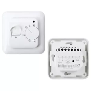 Unterputz Thermostat Digital Raumtempearturregler Fußbodenheizung Bodenfühler - Bild 1 von 10