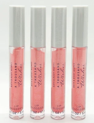4-Pack Bath & Body Works A THOUSAND WISHES Lip Glossies Lip Gloss 0.11 oz/3.1 g - Image 1 of 4
