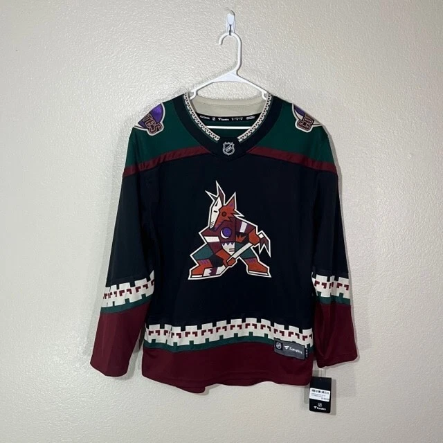 Camiseta de hockey Arizona Coyotes Fanatics Breakaway NHL Kachina Logo Mujer M NUEVA Foto 1 de 4