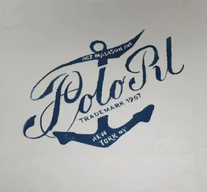 POLO RALPH LAUREN - Herren T-Shirt - POLO RL 67 / ANKER Design - WEISS - Größe M - Bild 1 von 4