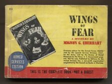 WINGS OF FEAR Mystery by Mignon G. Eberhart Armed Services Edition 711
