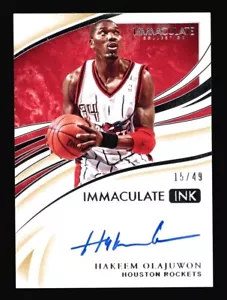 Tinta Immaculate Hakeem Olajuwon 2019-20 15/49 - Imagen 1 de 2