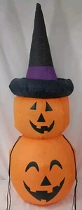 4 Fuß groß Halloween aufblasbare Kürbisse Huntington Outdoor selbstaufblasend aufblasend - Bild 1 von 10