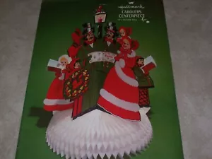 vintage Hallmark pop up carolers honeycomb centerpiece - Picture 1 of 6
