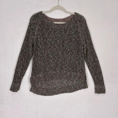 Rag & Bone Boucle Sweater Speckled Pink and Yellow Cotton Pullover Sweater Women - Image 1 of 4