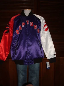 Toronto Raptors Starter Satin Jacket Size Medium NEW NWT STUNNING!!! - Picture 1 of 9
