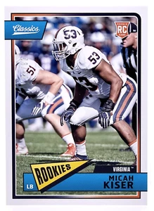 2018 Panini Classics Blank Back #235 Micah Kiser RC 23/50 Los Angeles Rams - Picture 1 of 2