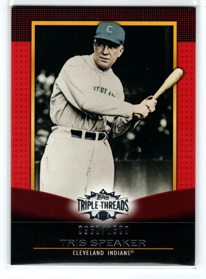 2011 Topps Triple Threads #96 Tris Speaker 1500 (ref 187216) - Image 1 of 1