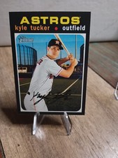 KYLE TUCKER  2020 TOPPS HEITAGE Auto  #45  Houston Astros