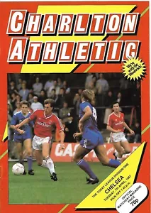 CHARLTON ATHLETIC v CHELSEA 7th APRIL 1987. (FREE POST IN THE UK). - Picture 1 of 2