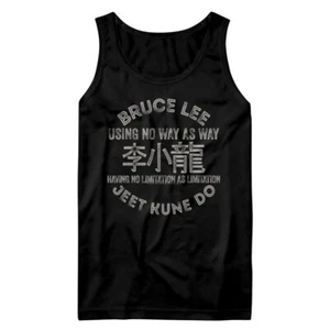 Bruce Lee Martial Arts Jeet Kune Do Using No Way As Way Men's Tank Top T Shirt - Picture 1 of 5