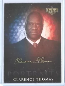 Decisión 2020 ~ Clarence Thomas ~ Tarjeta de retratos de la Corte Suprema #Scotus2 ~ Cantidad - Imagen 1 de 2