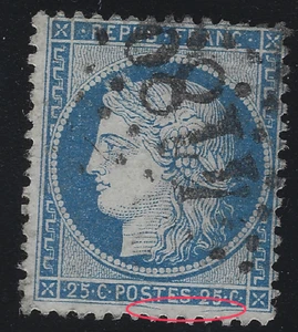 PLA-02-2-4: Ceres 60A Brett G3 Position 138 gestempelt GC4189 von Vichy - Bild 1 von 1
