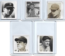 1948 Kelloggs Pep Baseball Complete Set (5)