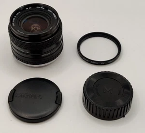 Sigma Mini Wide II 28mm f/2.8 Lens . Olympus OM Mount + Caps . Clear optics - Picture 1 of 6