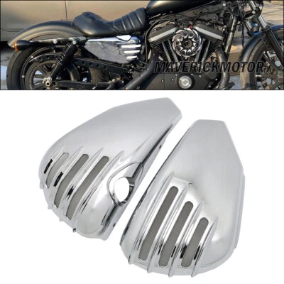Battery Side Cover For Harley Sportster XL 883 1200 C/R/L/N/X 2004-13 XL1200X 48 - Image 1 of 4