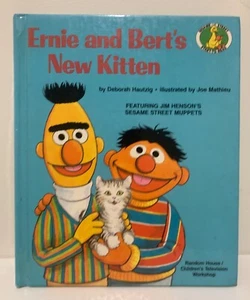 Ernie & Bert’s New Kitten - Sesame Street - Hardcover | Very Good Condition - Picture 1 of 5