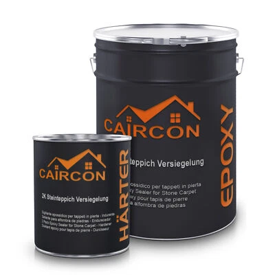 Steinteppich Versiegelung Marmorkies Porenfüller 2K Epoxidharz Bodenversiegelung - Bild 1 von 4