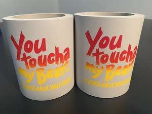 vintage beer koozies