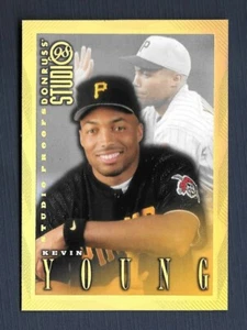 1998 Donruss Studio Proofs Gold 056/300 Kevin Young #9 Pittsburgh Pirates MINT - Picture 1 of 2