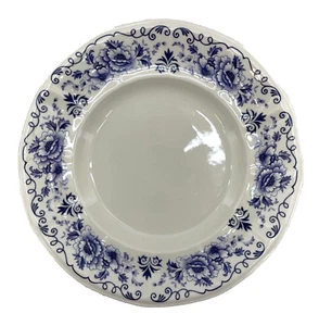 Henry Ford Museum Clinton Inn weiß Salatteller blaue Blumen von Irokesen 8,5" - Bild 1 von 8