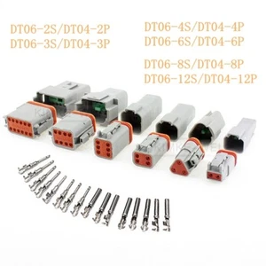 Deutsch DT06/04 2/3/4/6/8/12 Polig Steckverbinder Buchse Stecker Wasserdicht Set - Bild 1 von 12