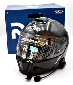 HJC RPHA 90S Carbon Helmet Black 2xL Visor Model HJ-29 - Picture 1 of 21