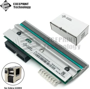 🔥P1004232 Tête d'impression pour imprimante d'étiquettes thermique Zebra 110Xi4 105SL Plus 300dpi🔥 - Photo 1/9