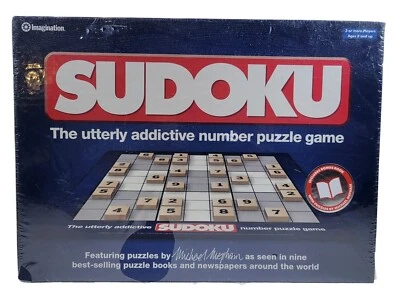 SUDOKU Board Game by Imagination 2005, Some Holes In Plastic Seal, New - Image 1 of 4