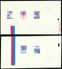 Mauritius 1984 Palm Trees glossy MASTER PROOF SHEETS