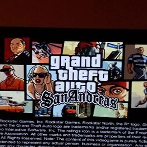 Grand Theft Auto San Andreas PlayStation 2 PS2 GETESTET Schwarz Logo Nur Disc - Bild 1 von 8