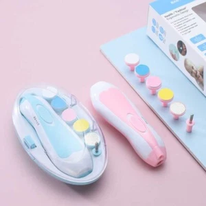 Baby Nail Trimmer File with Light Safe Electric Nail Clippers Kit for Newborn In - Picture 1 of 13