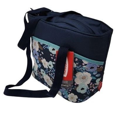 🌸 Bolso de Mano THERMOS 9 Latas Refrigerador - Transportador Floral Aislado para Almuerzo y Bebida 🌸 Foto 1 de 3