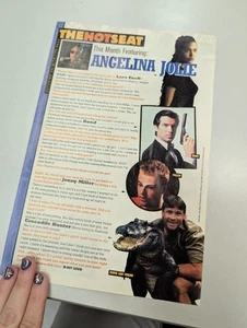 Articolo Stampa rivista Angelina Jolie Tomb Raider 2001 vintage - Foto 1 di 6