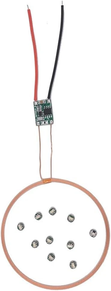 80Mm Long Distance 5V Wireless LED Coil Inductive Coil and Ten Colorful Wireless - Image 1 of 4