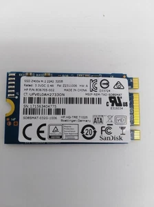SanDisk Z400S SD8SMAT-032G-1006 32 GB M.2 2242 42mm Solid State Drive - Picture 1 of 3