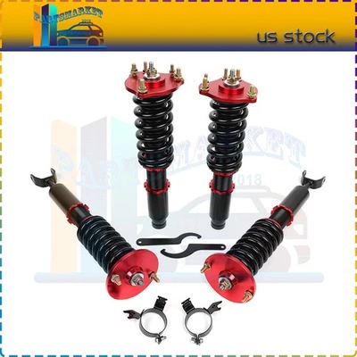 Coilovers For Honda Prelude 1992-2001 Struts Suspension Springs Kits Adj Height - Image 1 of 4