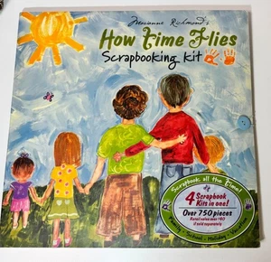 Family School Vacation Scrapbooking Kit with 750+ Stickers Die Cuts Paper - Picture 1 of 9