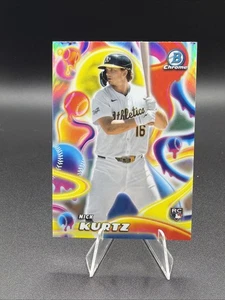 2025 Bowman Chrome - Melt Mashers Nick Kurtz #MM-25 (RC) - Bild 1 von 2