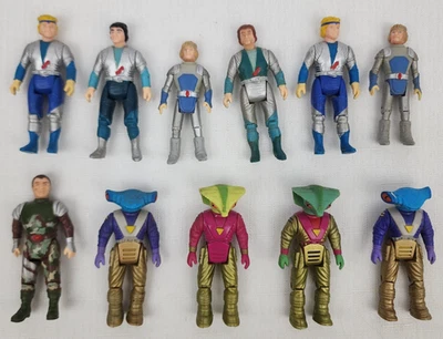 Dino Riders x11 Rulons & Valorians Action Figure Lot Vintage 1988 Tyco Toys - image 1 of 4