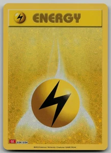Basic Lightning Energy Classic Collection Trading Card Game Classic 034/034 NM - Picture 1 of 2